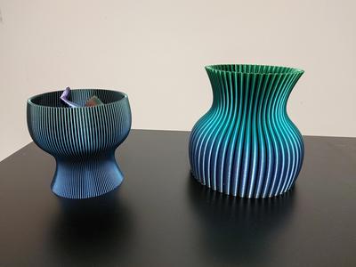 Spiral Vase Chalice Shape
