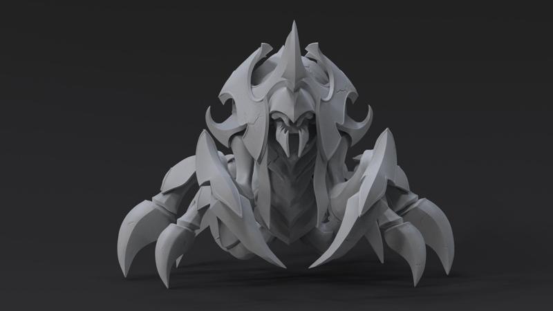 DOTA 2 FANART NYX ASSASSIN 3D PRINT MODEL