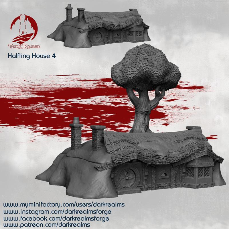 Dark Realms Halfling Village - House 4