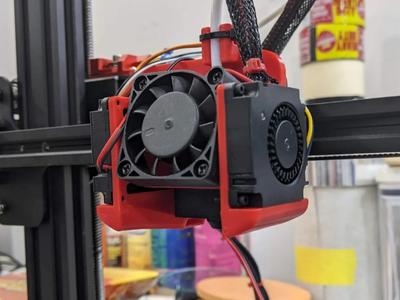 Ender 3v2 fan cover(doesn’t support BLTouch)