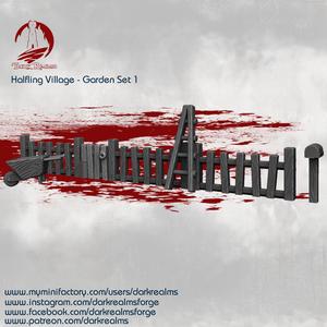 Dark Realms Halfling Village - Scatter Pack