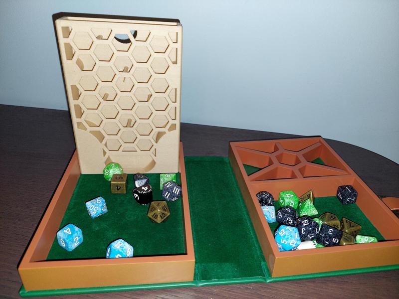Hex Dice Tower for the Critical Role Dice Tome Tray