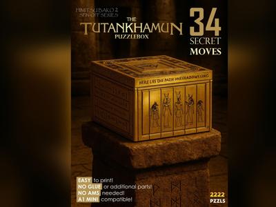 TUTANKHAMUN | 34 step puzzlebox (SPIN-OFF SERIES)
