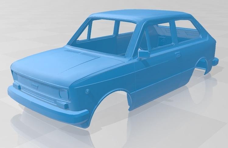 Fiat 133 Printable Body Car