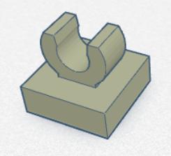 LEGO 1x1 Plate Vertical Clip 2555