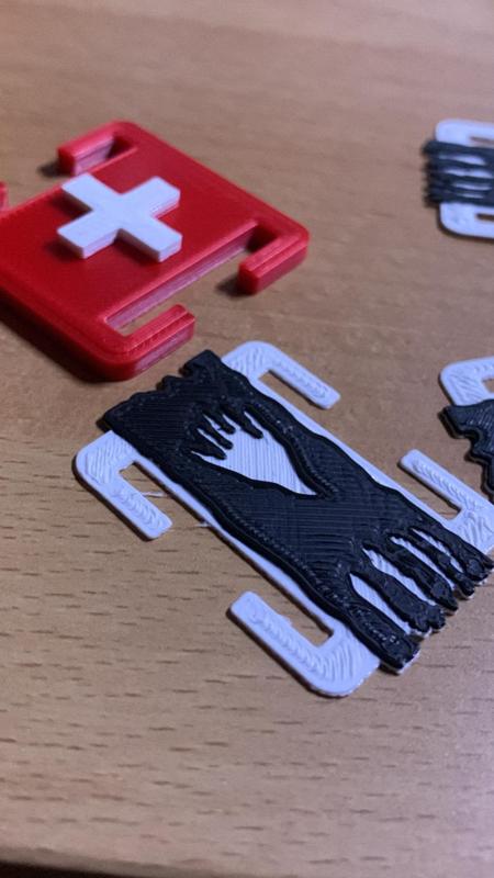 Saruman/Sauron banner badge for bagpack or molle system