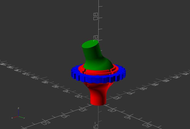 Parametric Ball and Socket Joint with Locking Ring