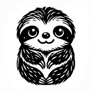 Sloth keychain 1