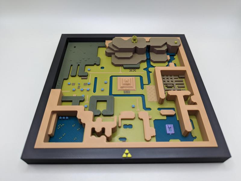 Zelda A Link To The Past Map - Dark World