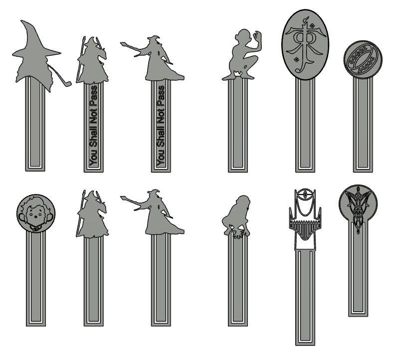 Lord Of The Rings bookmark