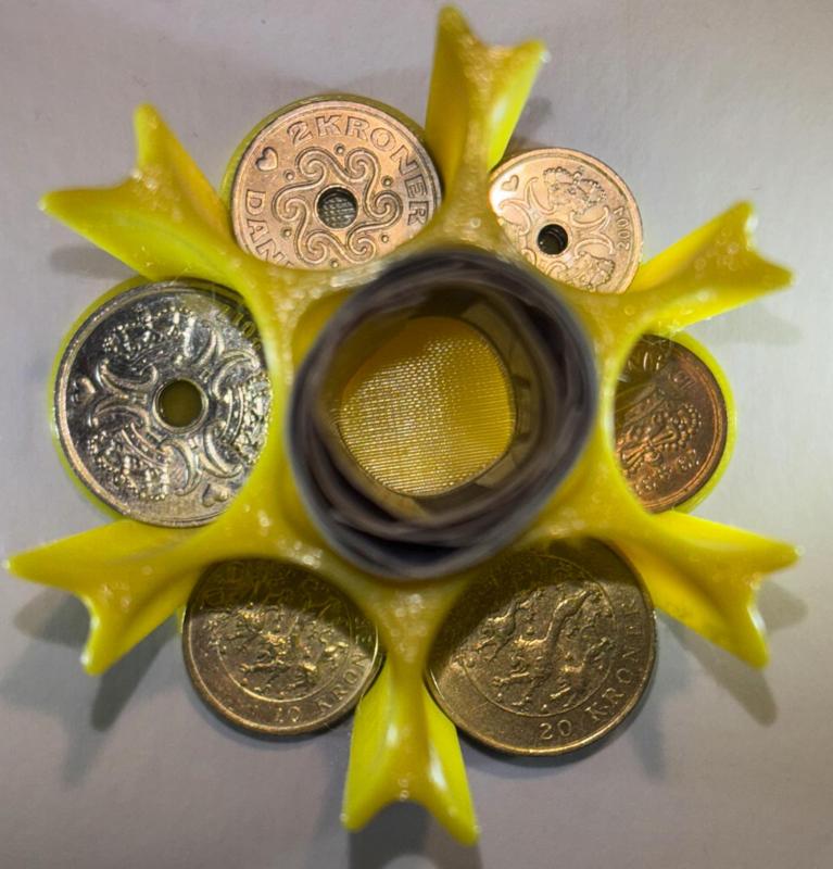 Danish coin organizer