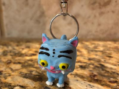 Funko style Derpy Tiger Keychain kPop Demon Hunter