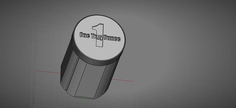 1oz Silver Rounds Container