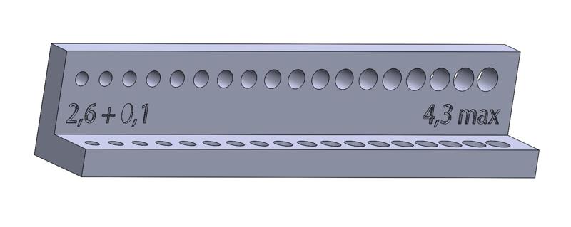 Hole diameter test M3/M4