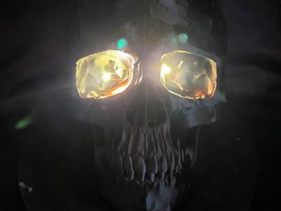 Skull Candy Bowl & Lantern for Halloween