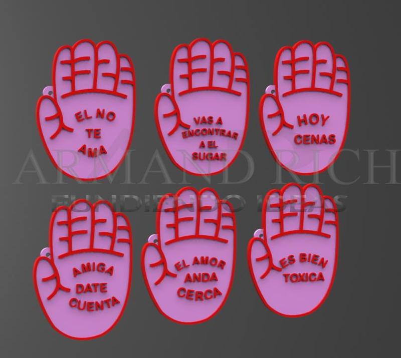 MANITA MANITA MEXICAN LOLLIPOP KEY CHAINS