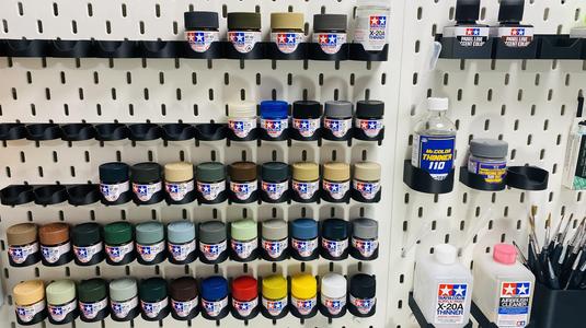 Tamiya 23/10 ml paint shelves SKÅDIS