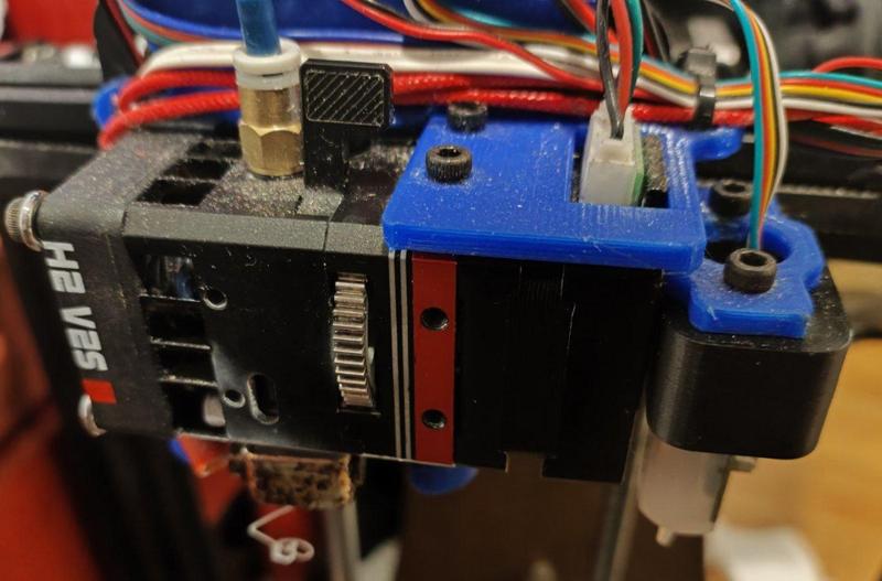 Bed leveling probe (BLTouch) mount for BiQu H2v2