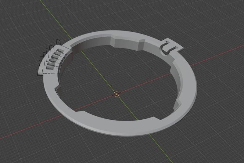 Leica M lens 6bit coding M mount frame template with lock