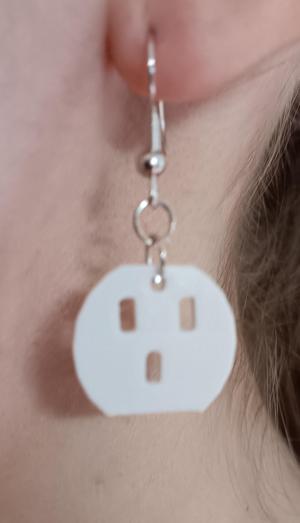 Fork and Outlet earrings or charms