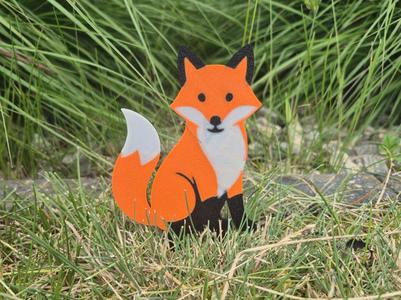 Gardening decoration Fox sculpture
