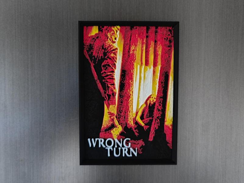 Wrong Turn movie poster fridge magnet
