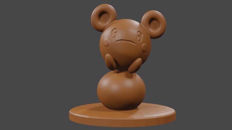 Pokemon inspired, Azurill, Tabletop DnD miniature