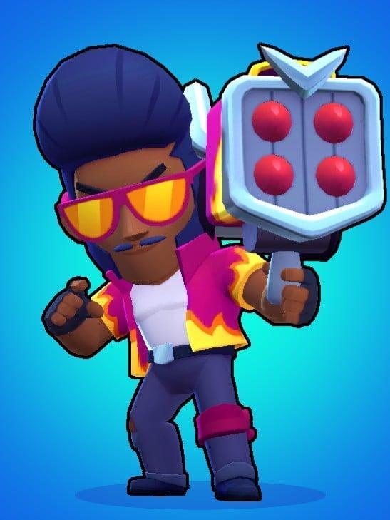 Hot rod Brock Brawl stars