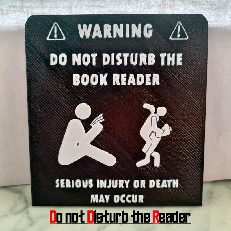 Do not disturb the reader