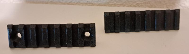 7-Slot Picatinny Rail & M-LOK nut (M5)