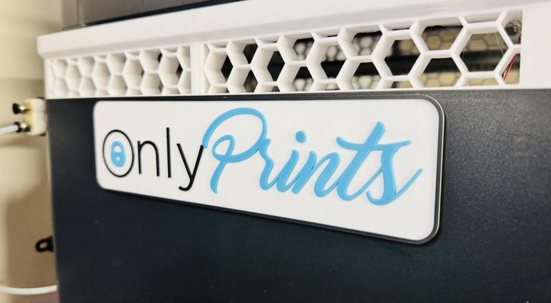 Only Prints Sign