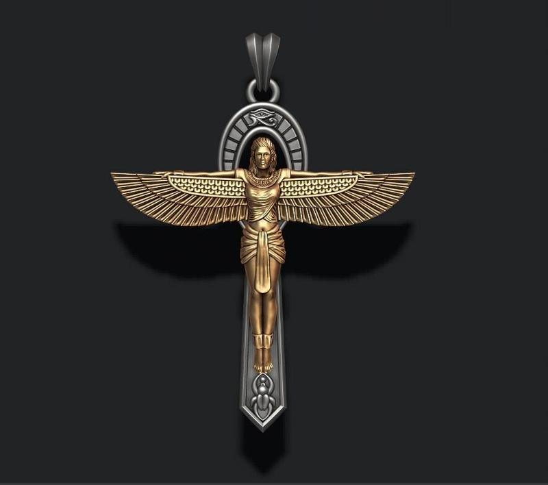 Crux Ansata pendant 3D print model