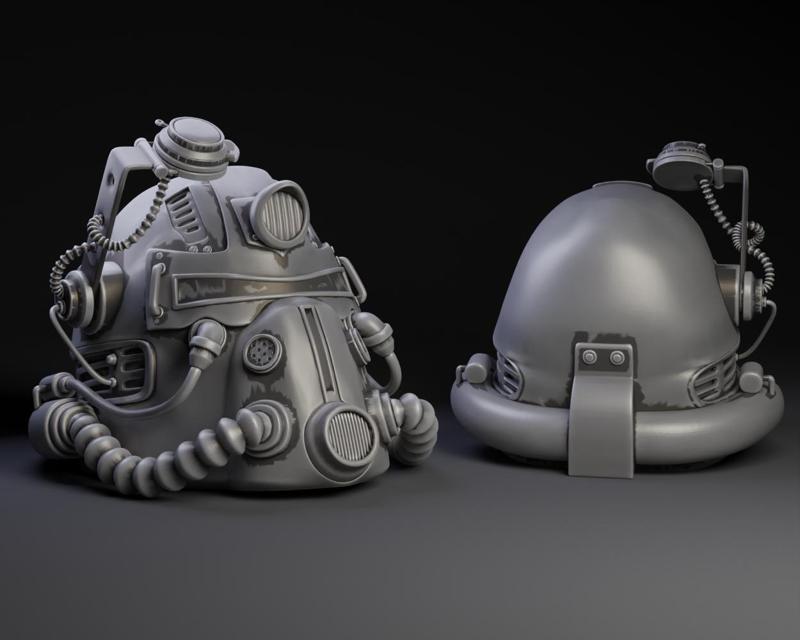 Fallout T51b Power Armor Helmet.