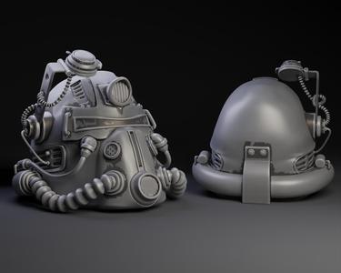 Fallout T51b Power Armor Helmet.