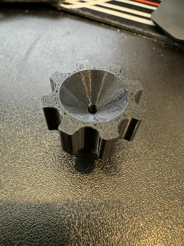 Thumbscrew for gauges or 8-32, 8-24,  3mm or 4mm thread applications