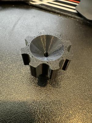 Thumbscrew for gauges or 8-32, 8-24,  3mm or 4mm thread applications