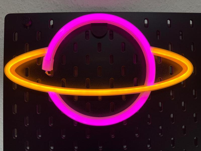 IKEA Skadis Neonlight hook