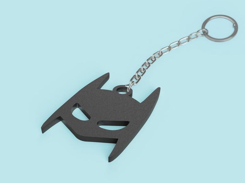 Batman Mask Keychain