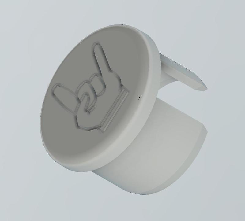 Zátka na ALU trubku - Plug for ALU pipe