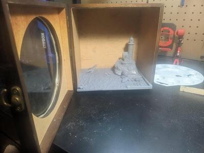 lighthouse/ beach Diorama