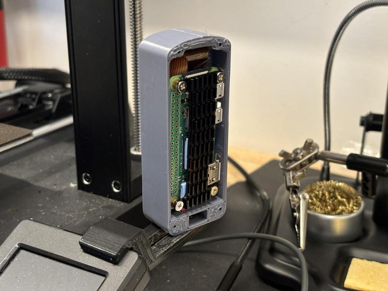 Raspberry Pi Zero (2) W Case with Camera + Heatsink