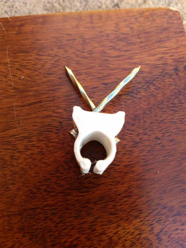 Cable routing nail drywall