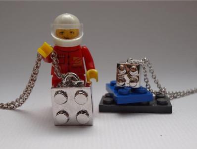 Silver LEGO pendant
