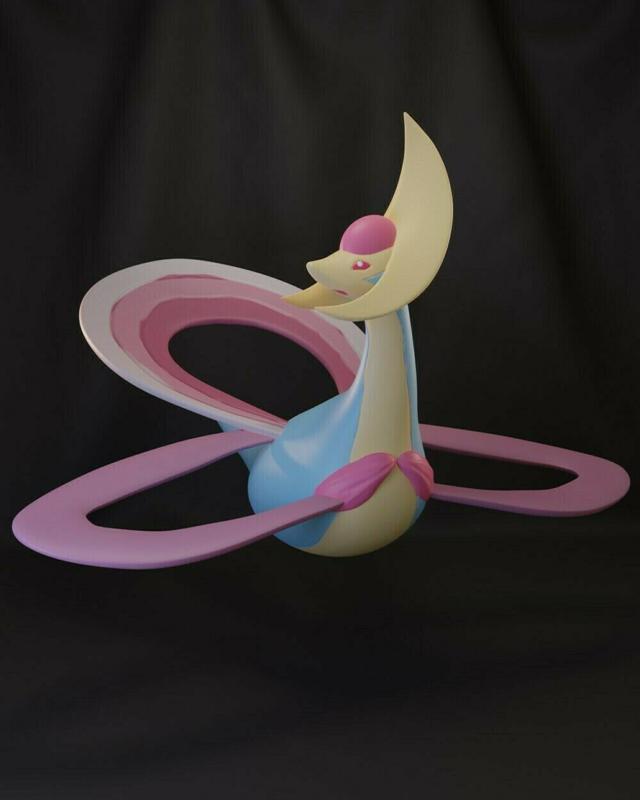 Pokemon - Cresselia(with cuts and as a whole)