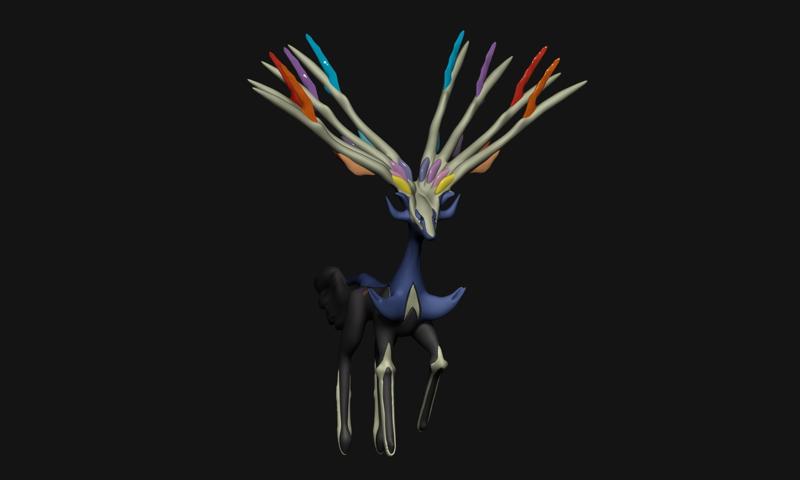 Pokemon - Xerneas(with cuts and as whole)