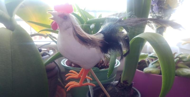 Bird leg for styrofoam birds