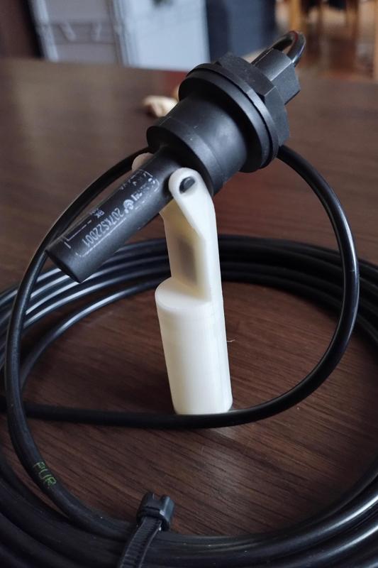 Plastový horizontální snímač vodní hladiny - část s magnetem