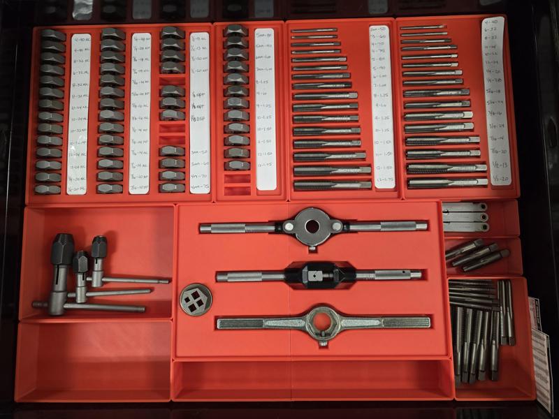 Gridfinity Tap and Die Storage