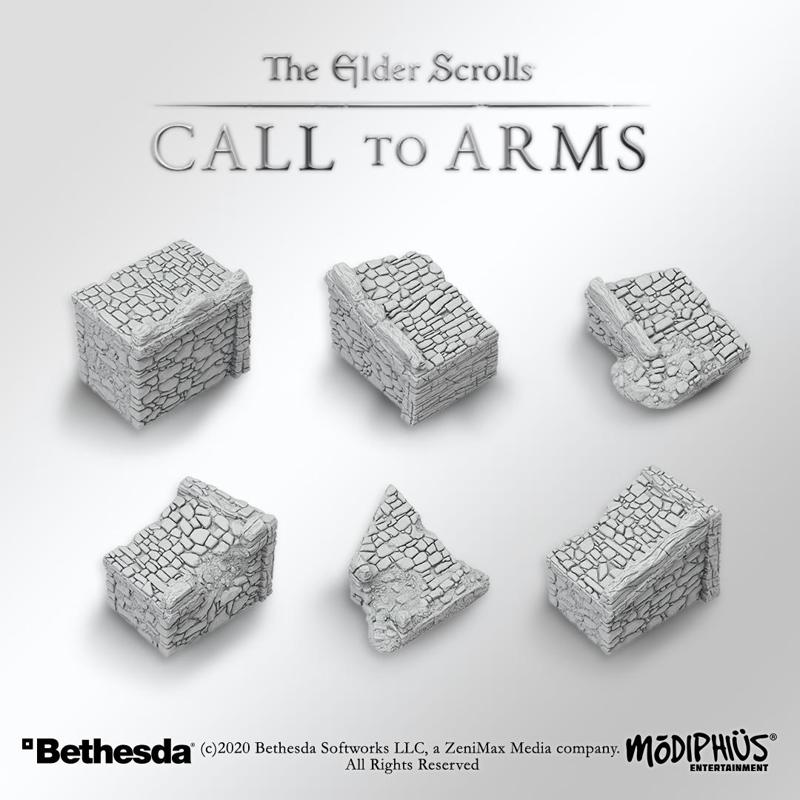Fort Wall Terrain Set - Elder Scrolls: Call to Arms