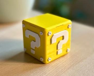 Mario Bros block - SD card case